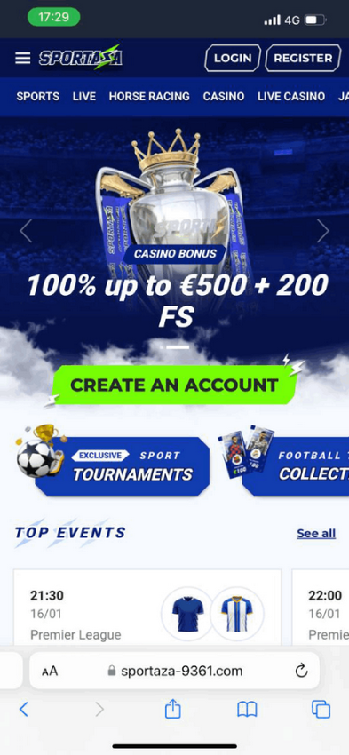 Recensione di Sportaza Sportsbook e offerta bonus agosto 2026